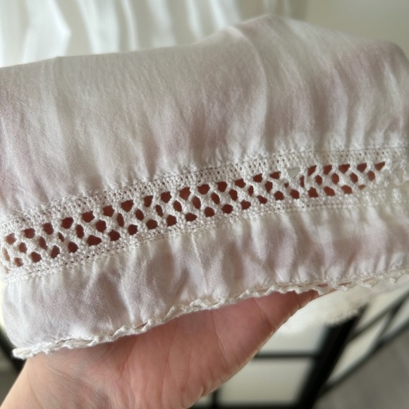 [S] Aritzia LaBoheme Wilfred Boho Sleeveless White Midi Dress With Pockets - Picture 5 of 11